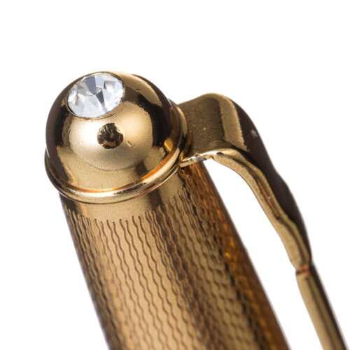 Caneta metal preto/dourado 13431