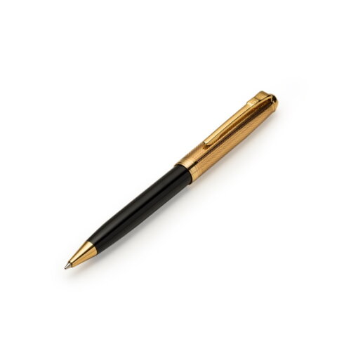 Caneta metal preto/dourado 13431