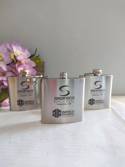 Cantil - Porta Whisky de Inox 7oz -so1782 - Personalizado