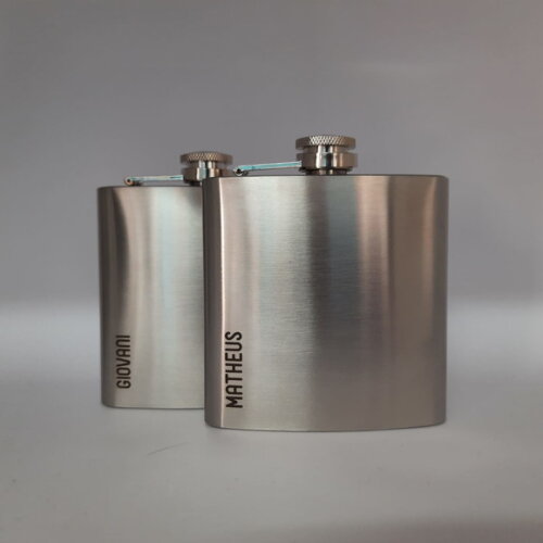 Cantil -porta Whisky Personalizado de Inox 8oz 141306