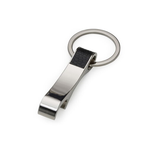 Chaveiro Metal Abridor com Couro 13252