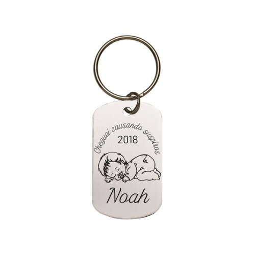 Chaveiro Tag Personalizado - 201 - 10 Unidades
