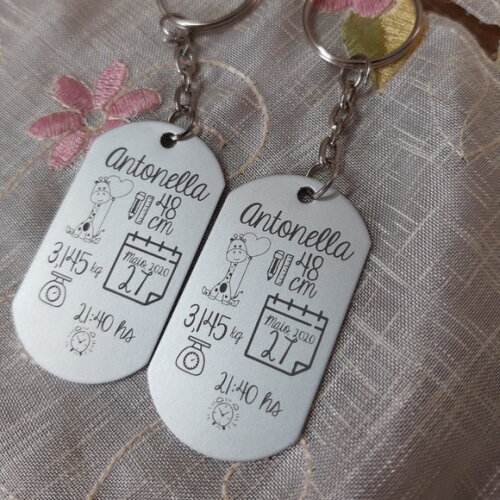 Chaveiro Tag Personalizado - 201 - 10 Unidades