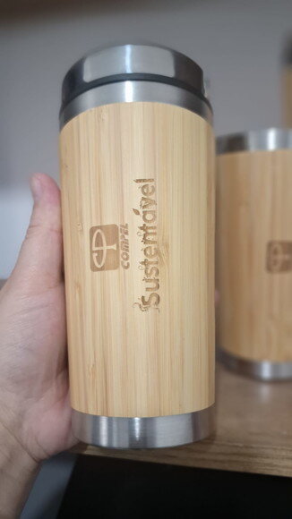 Copo Bambú 500ml 94241- Personalizada