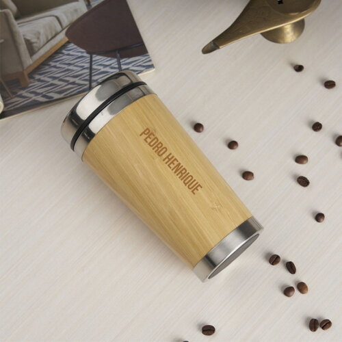 Copo Bambú 500ml 18644- Personalizado