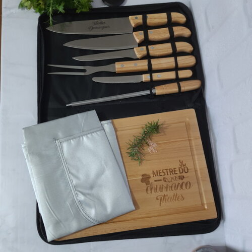 Dia dos Pais -presente Personalizado - Kit Churrasco 12089