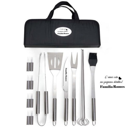 Kit Churrasco 17 Peças - 01906- Personalizado