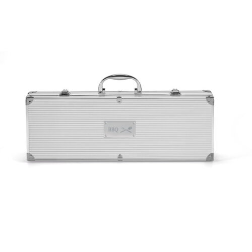 Kit Churrasco 4 Peças Personalizado Maleta de Alumínio 94141