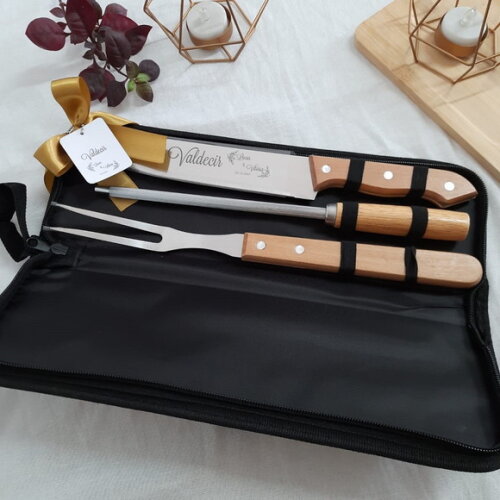 Kit Churrasco Personalizado 3 Peças 143283 Pai da Noiva
