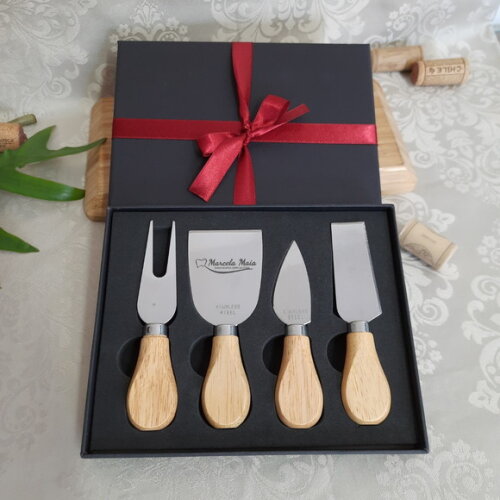 Kit Queijo Personalizado - 04 Peças - 06222