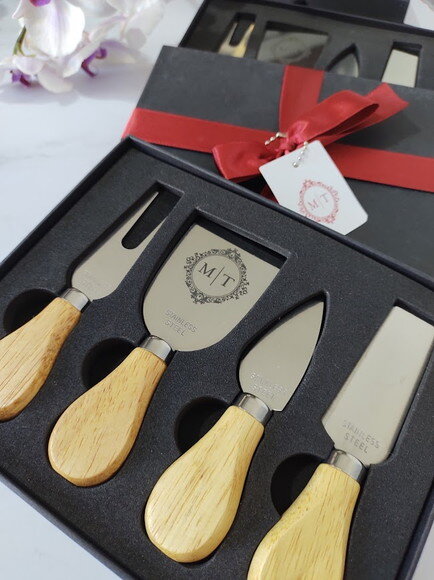 Kit Queijo Personalizado - 04 Peças - 06222 - Personalizado