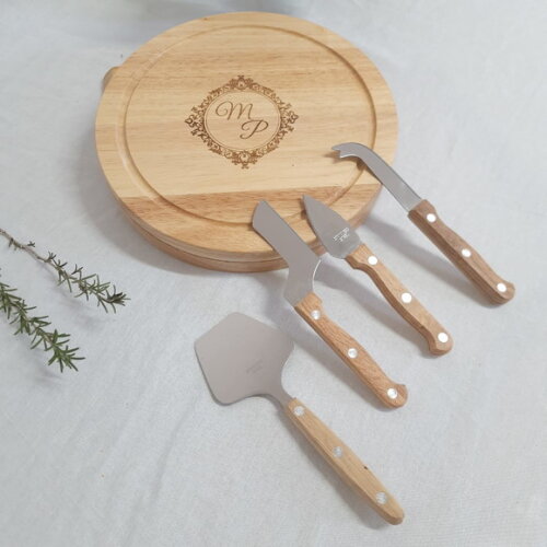 Kit Queijo Personalizado - Padrinhos - Casamento - 8542