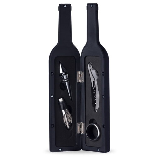Kit Vinho Garrafa 4 Peças 12384 - Personalizado