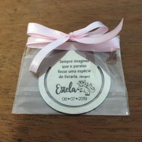 Marcador de Pagina Personalizado - Nascimento Batizado Eucar