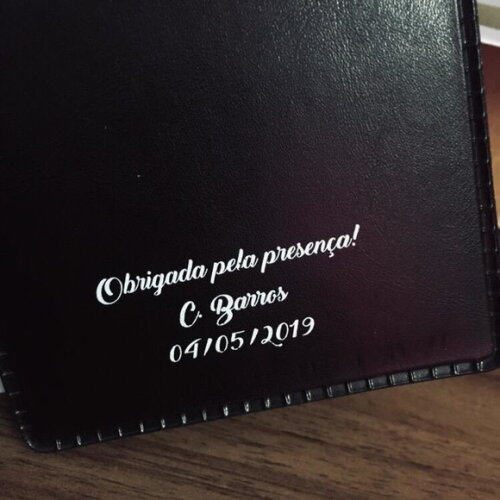 Pasta Convenção Personalizada de Couro Sintético - 10108