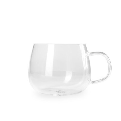 Xícara de Vidro 400?ml ? Design Clássico e Sofisticado 08294