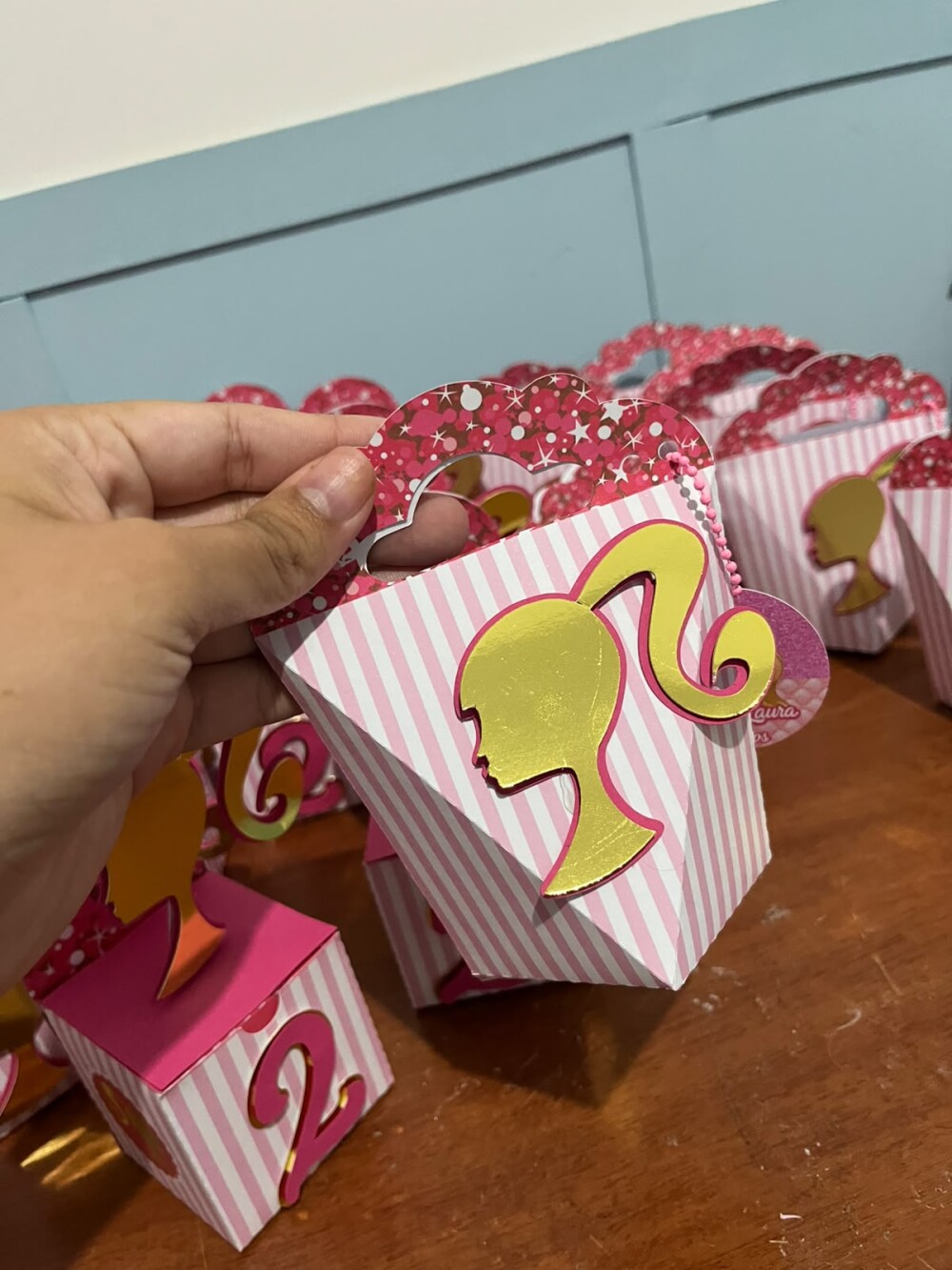 KIT CAIXA BARBIE PERSONALIZADA