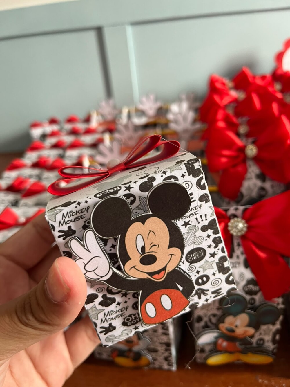 Kit caixa Mickey Festa Infantil