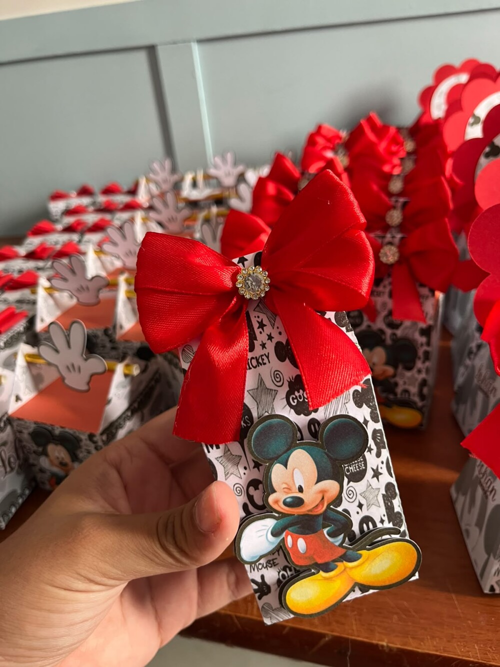Kit caixa Mickey Festa Infantil