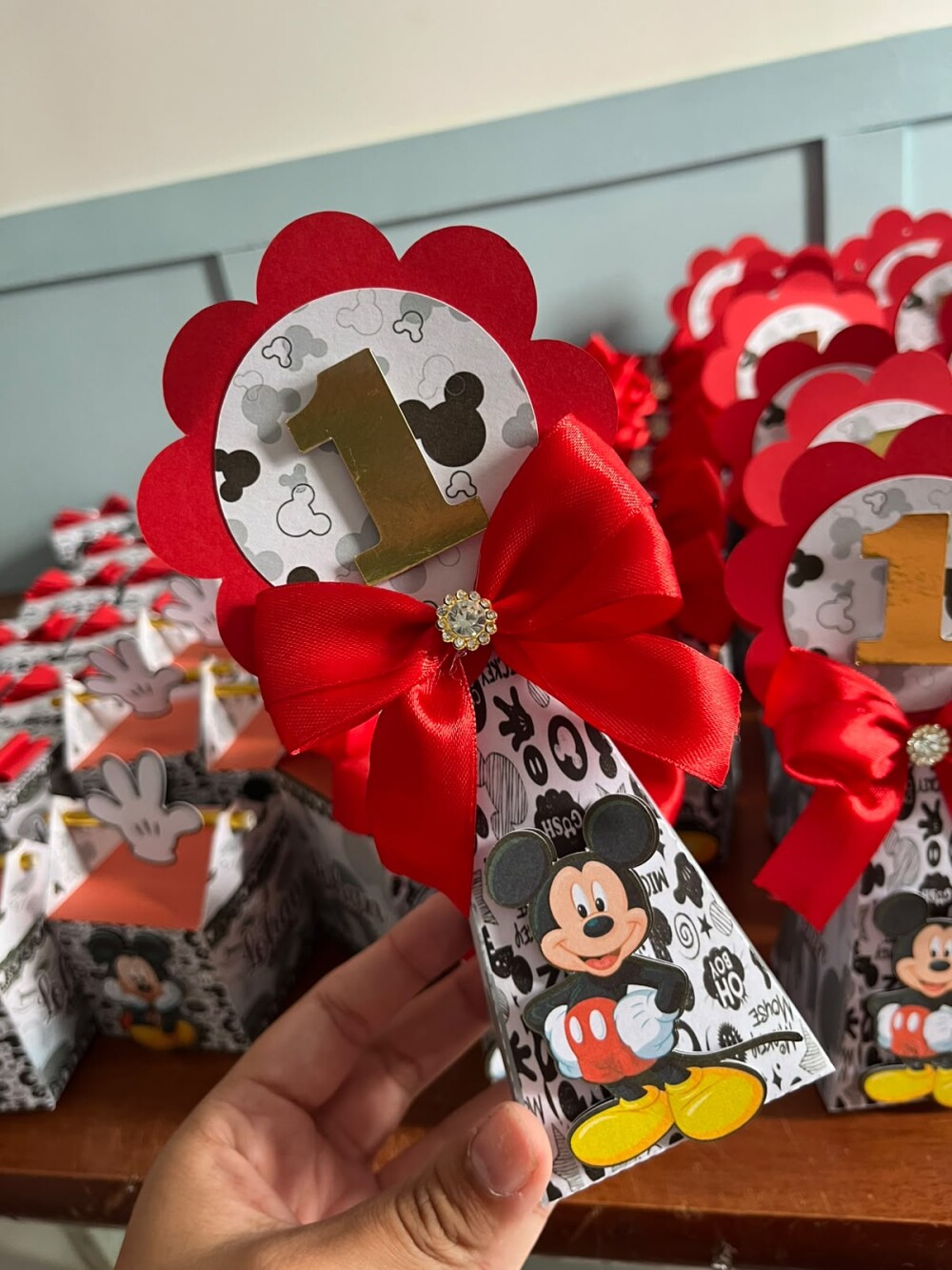 Kit caixa Mickey Festa Infantil