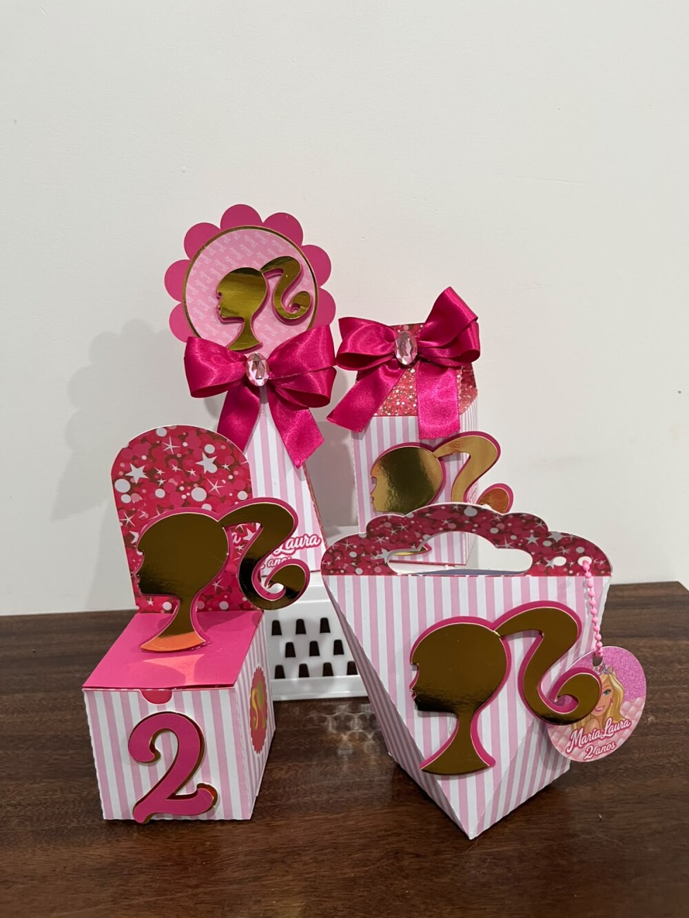 KIT CAIXA BARBIE PERSONALIZADA