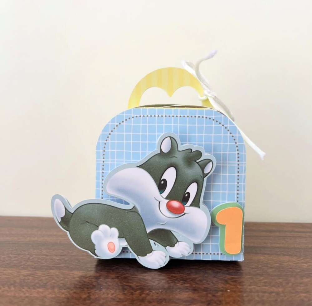 Kit caixa Personalizados Looney tunes PEGUE E MONTE