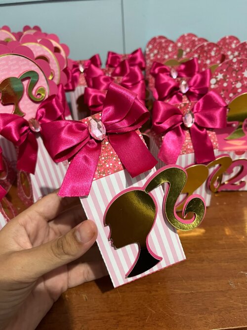 KIT CAIXA BARBIE PERSONALIZADA