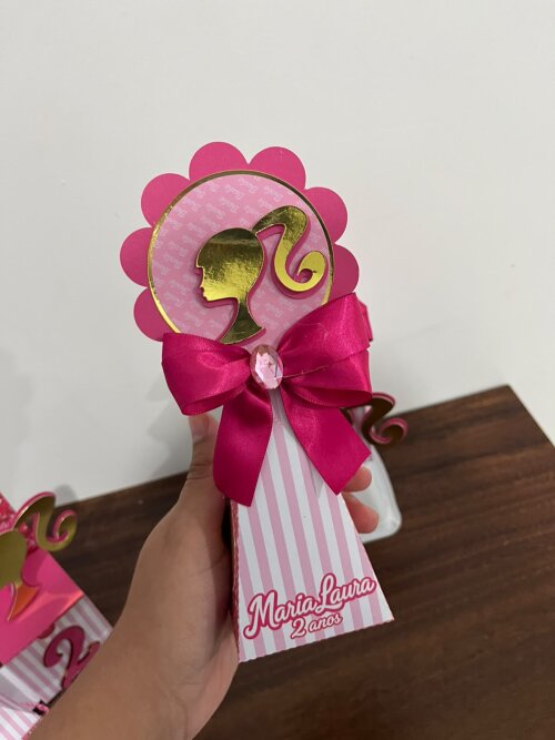 KIT CAIXA BARBIE PERSONALIZADA