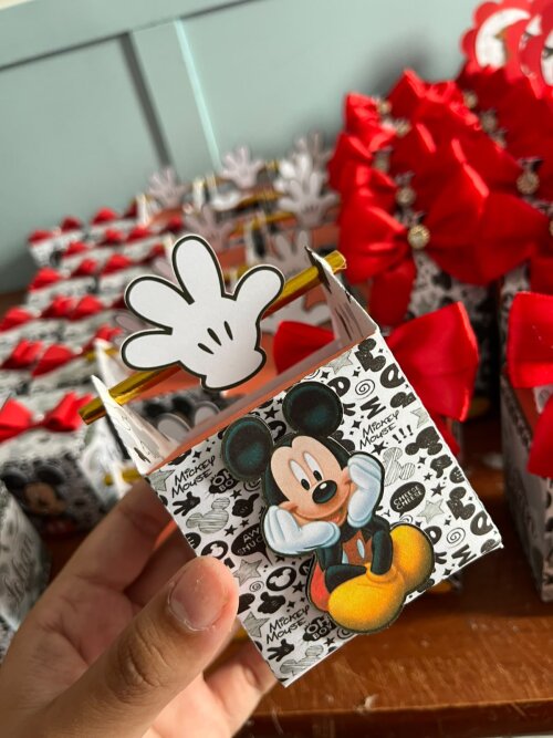 Kit caixa Mickey Festa Infantil