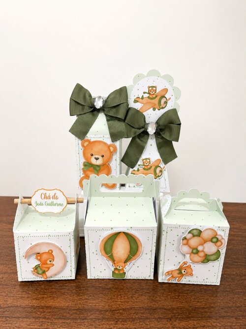 KIT CAIXA PERSONALIZADA CHÁ DE BEBÊ