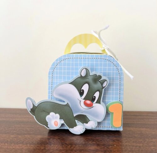 Kit caixa Personalizados Looney tunes PEGUE E MONTE