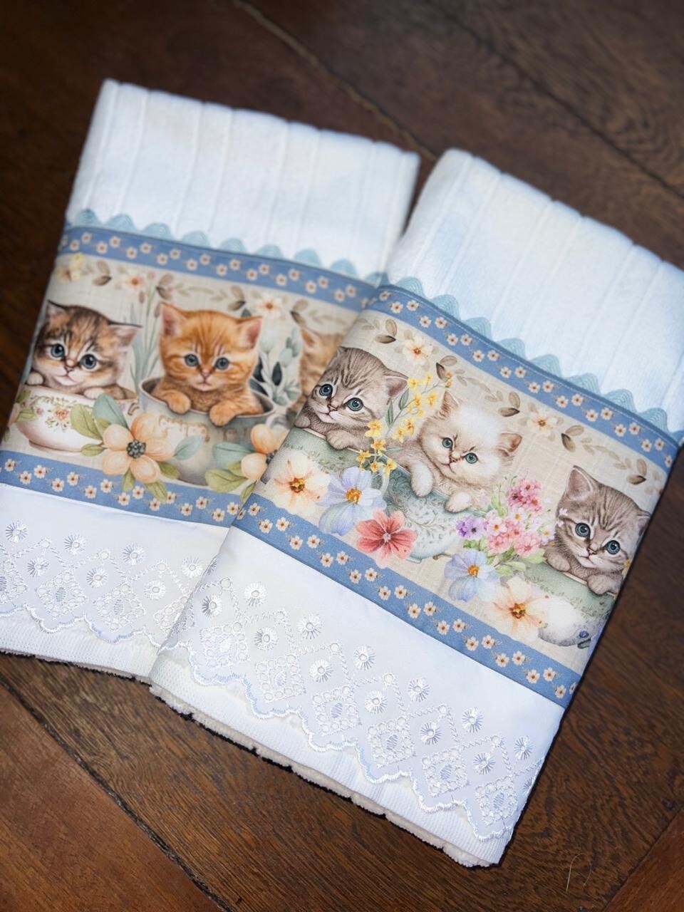 Toalha de Rosto Gatinhos