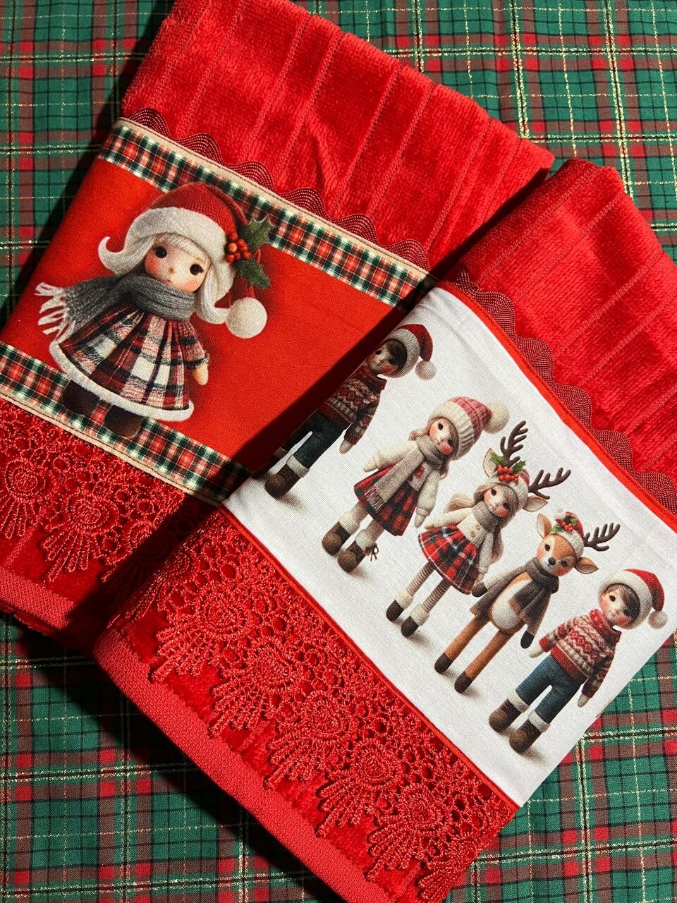 Toalhas de Rosto Natal