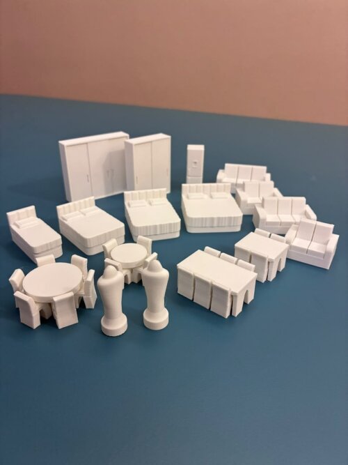 Miniaturas para Arquitetura e Design de Interiores em escala 1:50