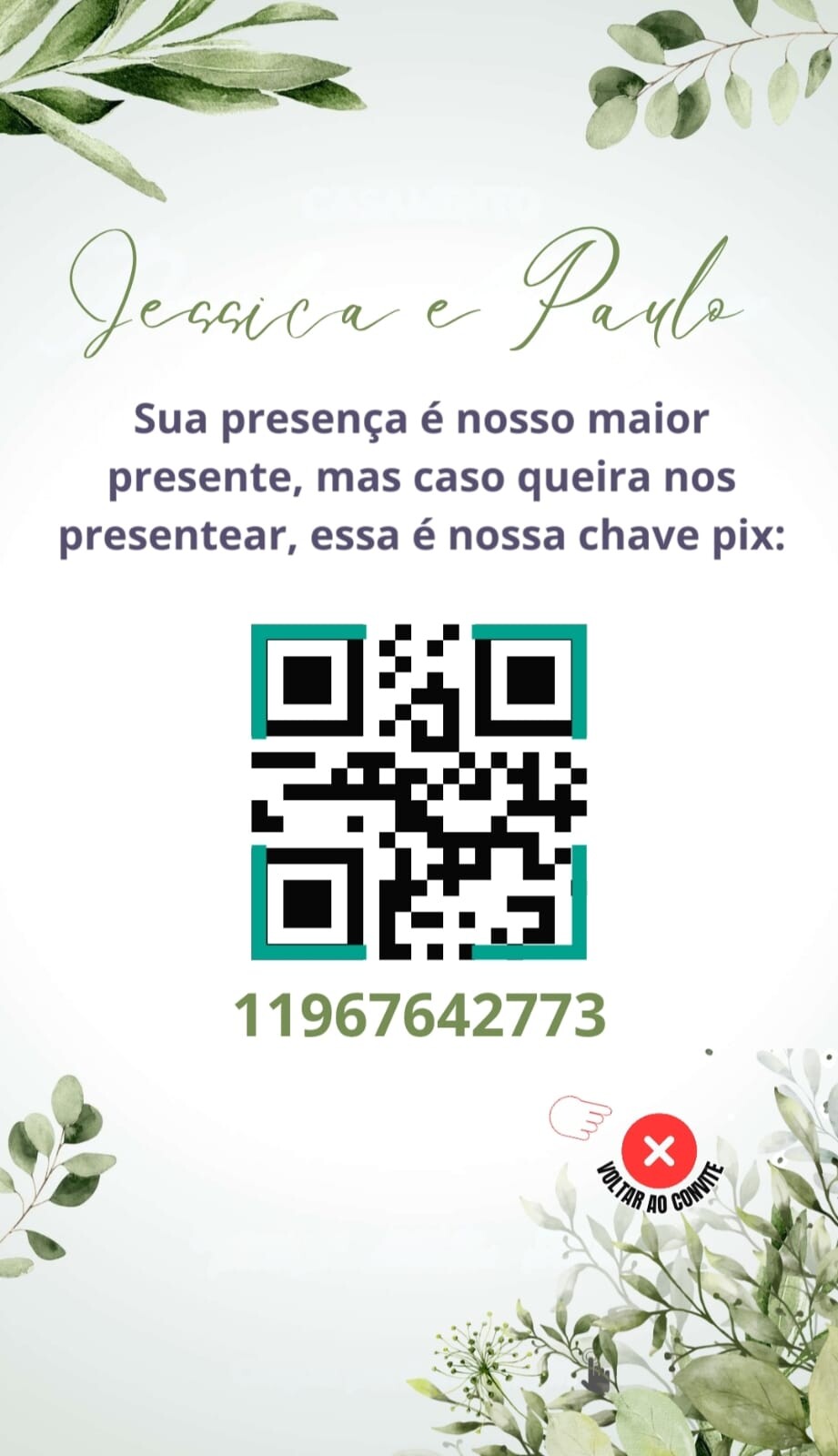 Convite Digital Interativo de Casamento com video