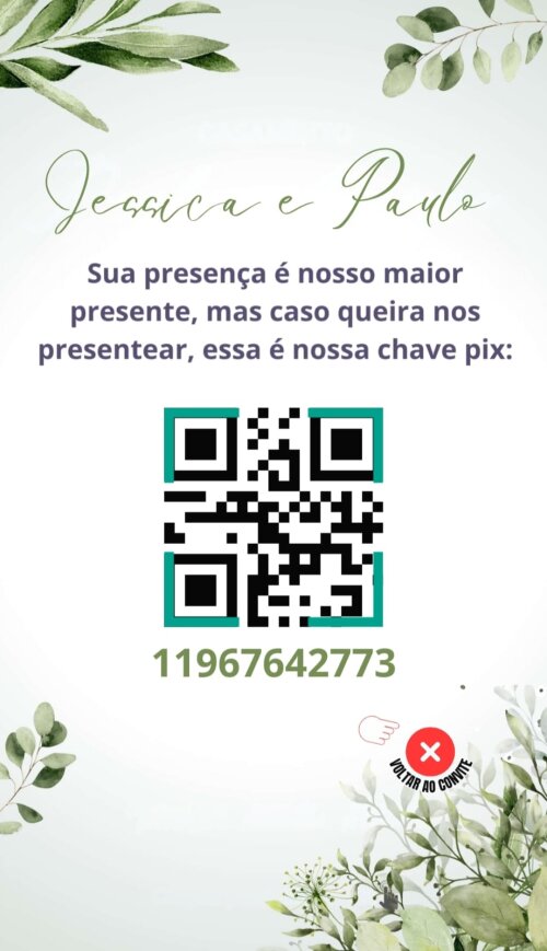 Convite Digital Interativo de Casamento com video