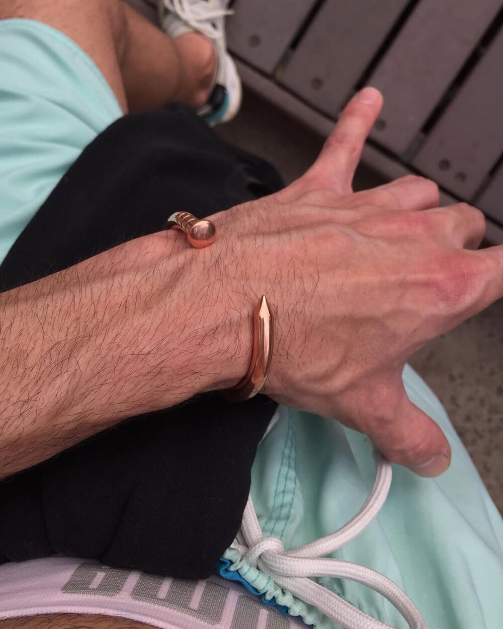Pulseira de cobre Prego