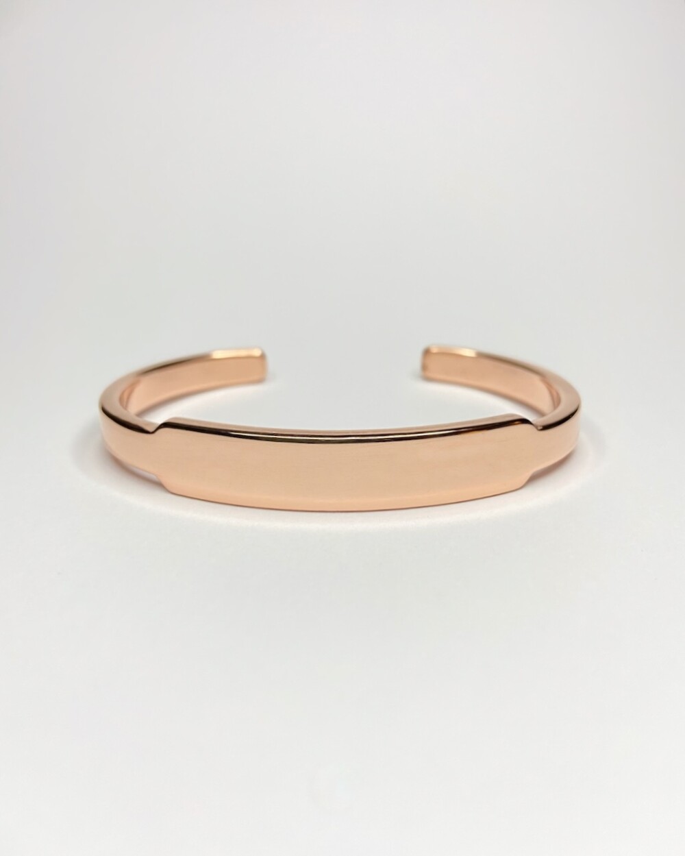 Pulseira em Cobre Cuff Ajustável Sob Medida