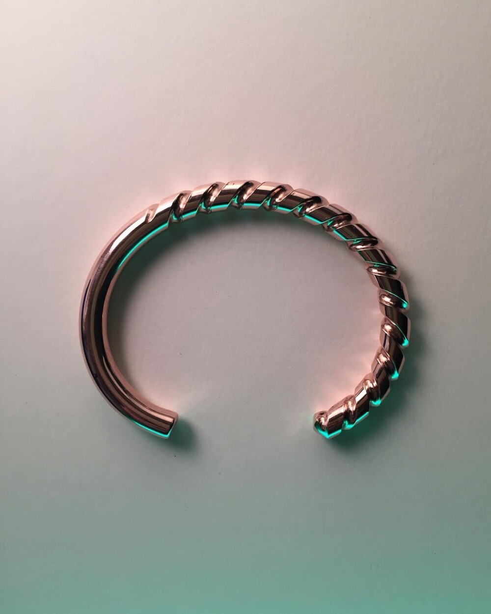 Pulseira Broca de Cobre Maciço - Ajustável e Elegante