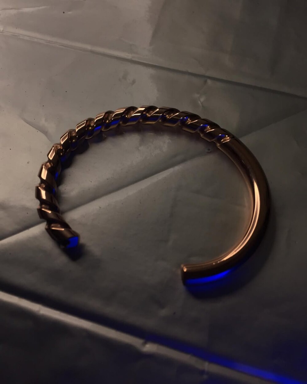 Pulseira Broca de Cobre Maciço - Ajustável e Elegante