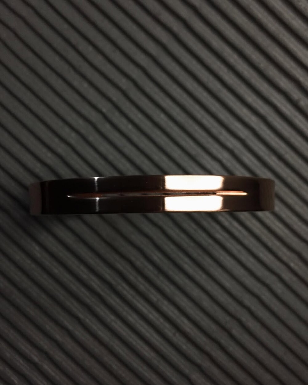 Pulseira Recorte em Cobre Maciço - Ajustável e Exclusiva