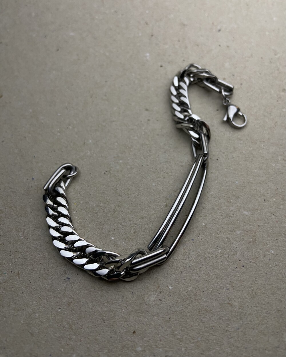 Pulseira Elo Frontal em Aço 316L - Durável e Ajustável
