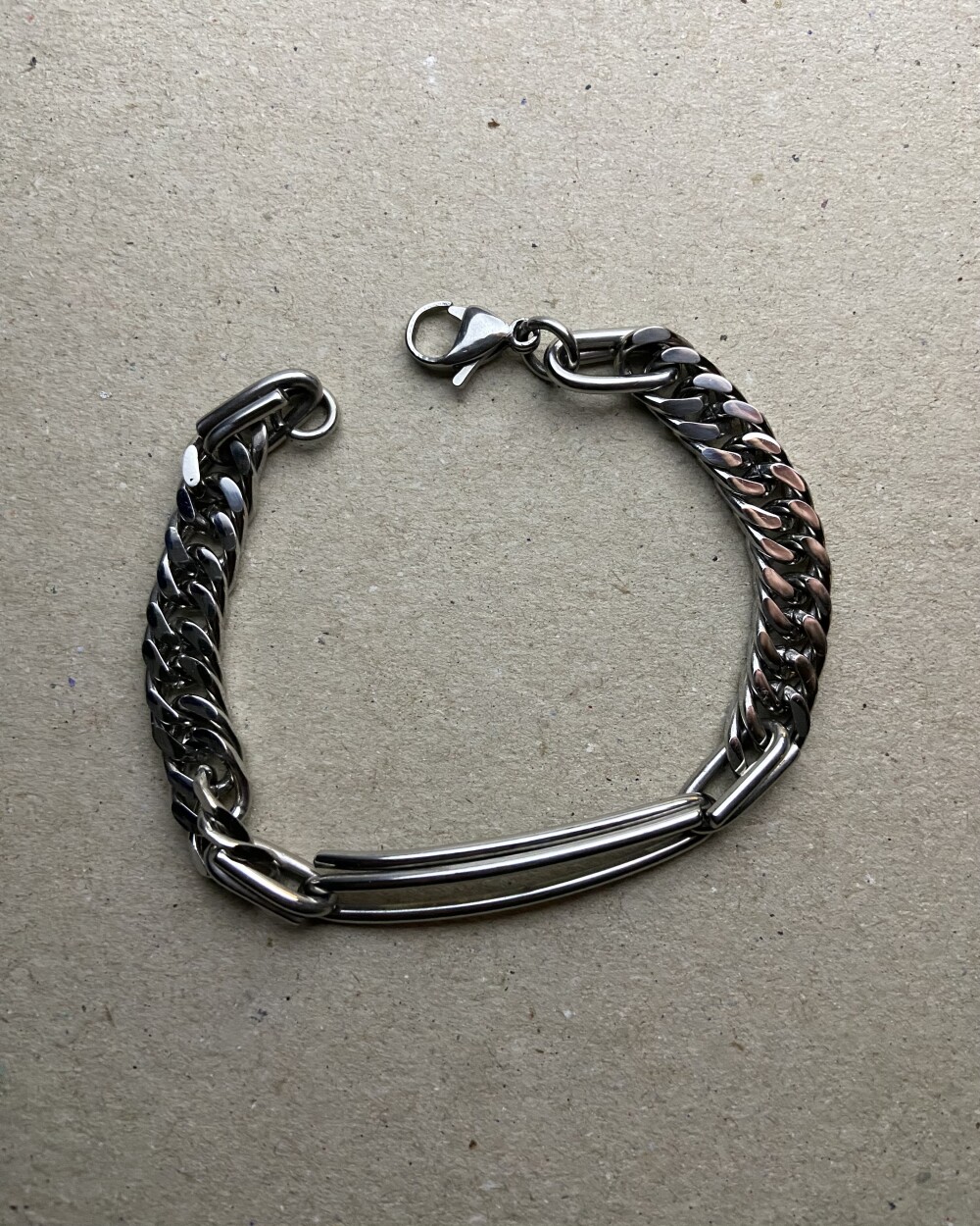 Pulseira Elo Frontal em Aço 316L - Durável e Ajustável
