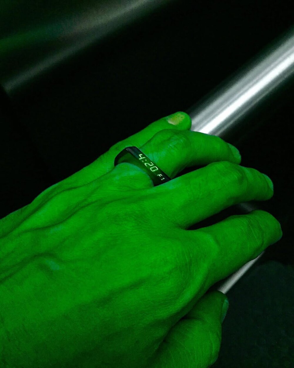 Anel 420 em Acrílico Cast com Gravação Personalizada