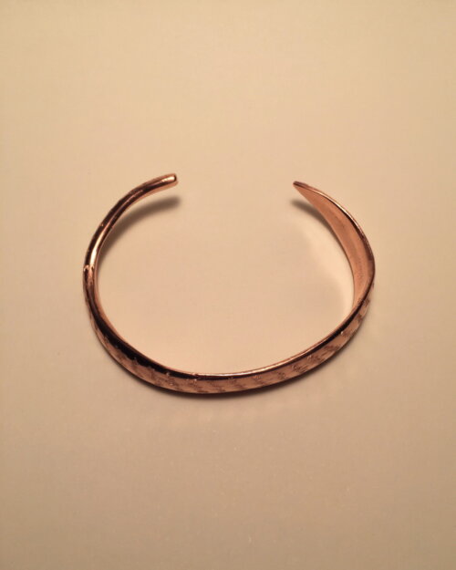 Pulseira de Cobre Espada de São Jorge Cuff Espiralada