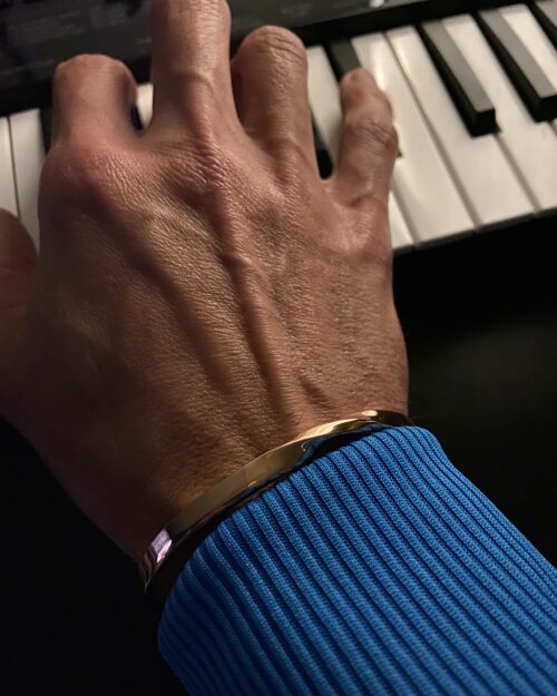 Pulseira Torcida Cobre Maciço Cuff Ajustável Sob Medida