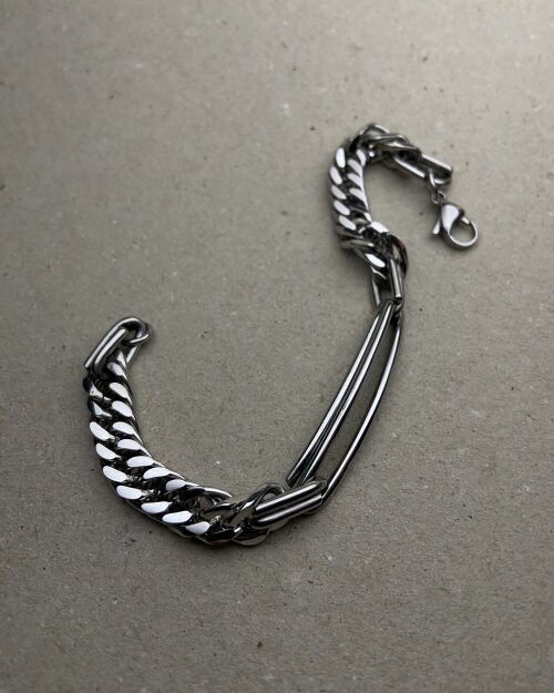 Pulseira Elo Frontal em Aço 316L - Durável e Ajustável