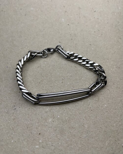 Pulseira Elo Frontal em Aço 316L - Durável e Ajustável