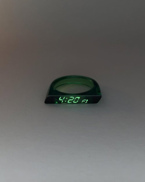 Anel 420 em Acrílico Cast com Gravação Personalizada