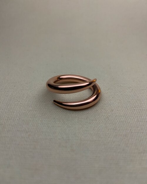 Anel Cobre Espiral